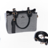 Trendy Grey Handbag for Women – Stylish & Compact (9.5" x 7.5") - Image 3