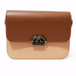 Brown & Pink Mini Sling Bag for Women – Cute & Compact by LOSYARS (9″ x 6″) (Copy)