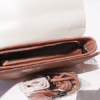 White & Pink Mini Sling Bag for Women – Cute & Compact by LOSYARS (9" x 6") - Image 3