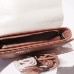 White & Pink Mini Sling Bag for Women – Cute & Compact by LOSYARS (9″ x 6″)
