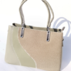 Stylish Beige & Olive Handbag for Women – Classy & Compact (10" x 7.5") - Image 6