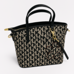 Monogram Print Handbag for Women – Trendy & Spacious (10″ x 9″)
