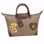 Oversized Brown Tote Bag for Women – Quirky & Stylish (22″ x 13.5″)