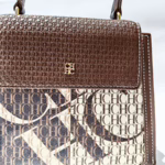 Mini Monogram Top Handle Bag – Chic & Compact (9″ x 7″)