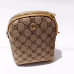 Mini Sling Pouch – Brown & Bold (7.5″ x 6″)