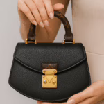 Mini Black Structured Handbag – Luxe Look, Compact Size (6″ x 5″)