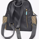 Trendy Black & Brown Backpack for Women – Cute & Spacious (13″ x 13.5″)