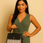 Mini Monogram Top Handle Bag – Chic & Compact (9″ x 7″)