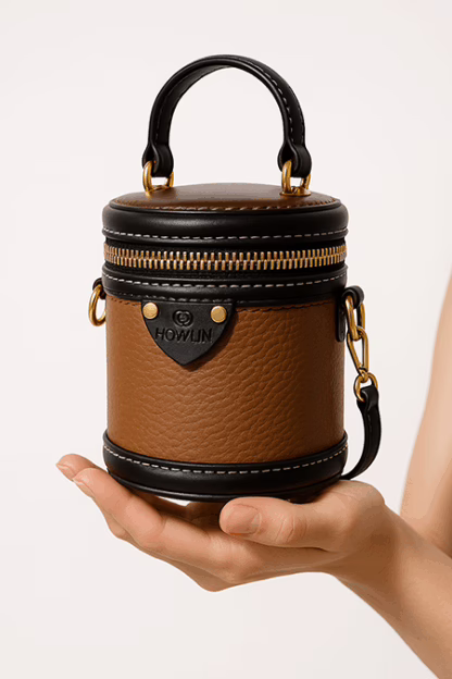 HOWLIN Mini Barrel Bag – Stylish & Unique Handheld (11" x 4")