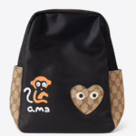 Trendy Black & Brown Backpack for Women – Cute & Spacious (13″ x 13.5″)